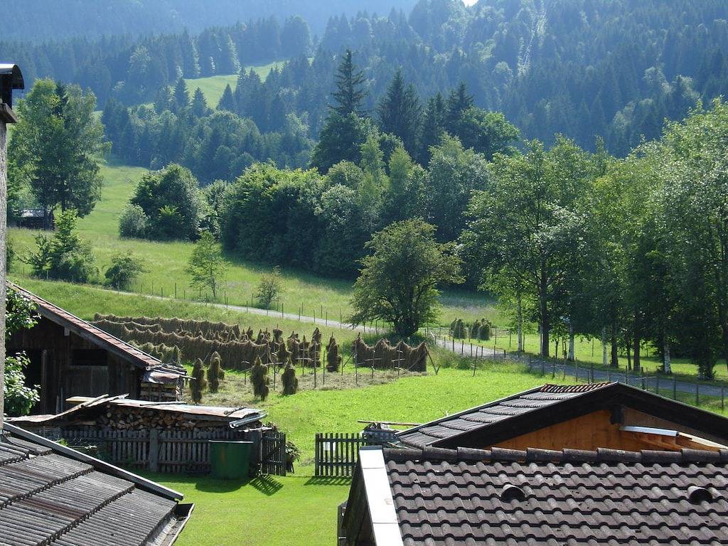 Kofelfleck Haus Diane in Oberammergau, Bayerische Alpen