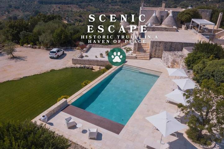 Maison de vacances pour 14 personnes, avec Terrasse et Jardin ainsi que Piscine et Vue à Casalini