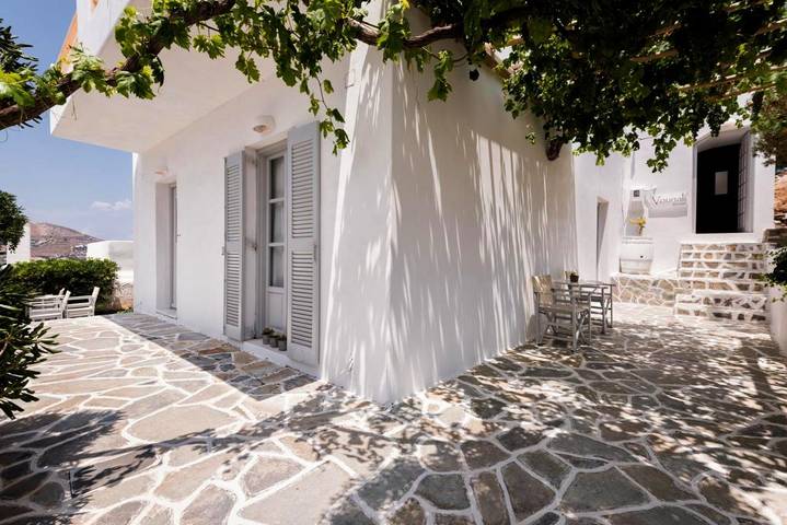 Maison d’hôte pour 2 personnes, avec vue et balcon dans Paros