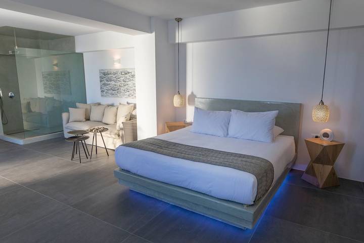Villa pour 2 personnes, avec vue sur l’océan et piscine à Santorin - 4