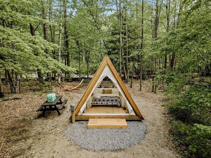 Zelt für 2 Personen, mit Garten und Sauna - 1