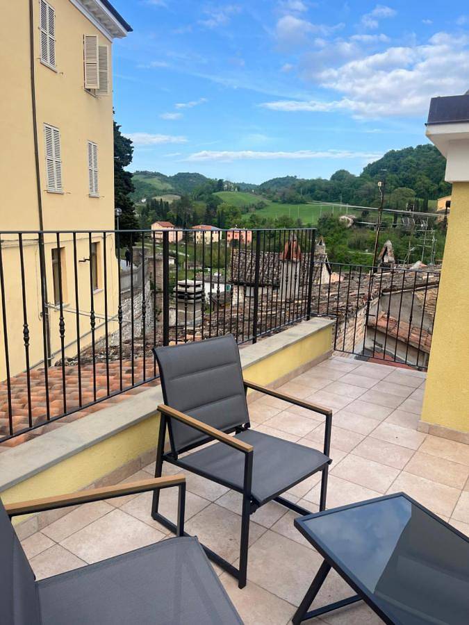 Ferienhaus für 6 Personen, mit Balkon und Terrasse sowie Ausblick
