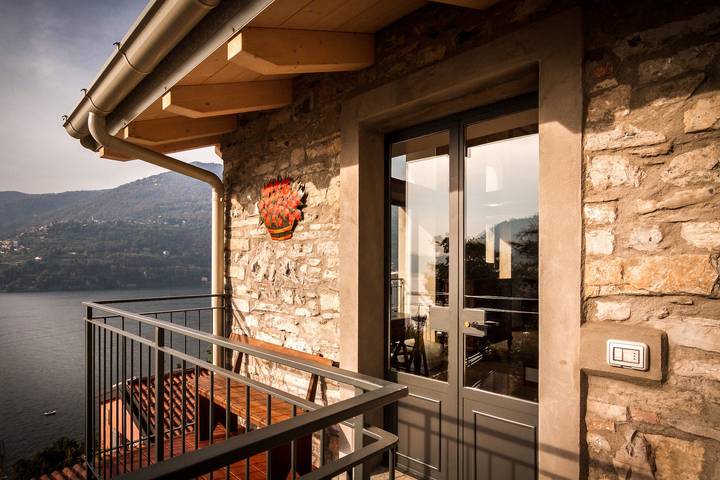 Appartamento per 4 persone, con Balcone e Vista lago a Blevio