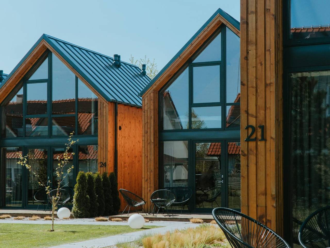 Luxuriöses Ferienhaus mit Terrasse, Whirlpool in Niechorze, Powiat gryficki