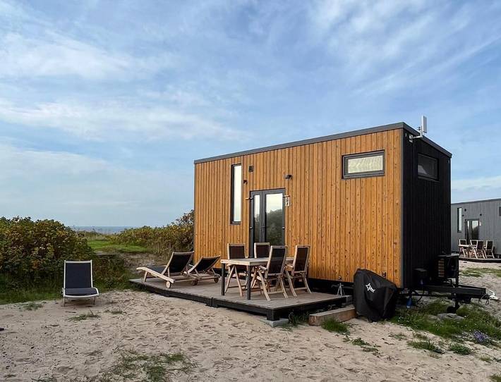Camping für 4 Personen, mit Ausblick und Sauna sowie Terrasse in Dänemark - 2