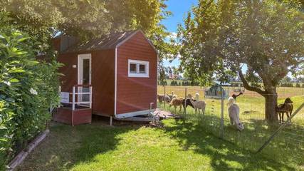 Ferienhaus für 4 Personen, mit Garten und Ausblick in Rubkow