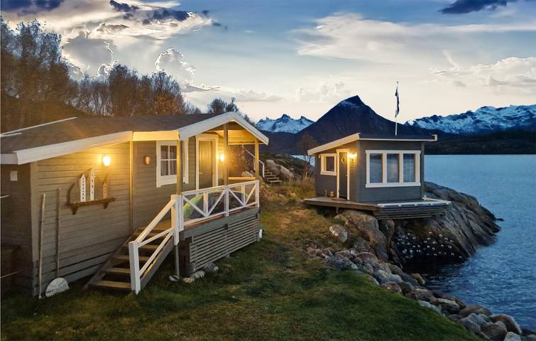 Ferienhaus für 4 Personen, mit Terrasse und Garten auf den Lofoten - 4