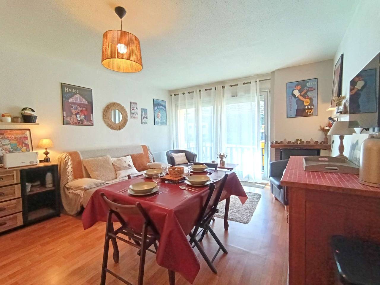 Estudio entero, Estudio Cabina 6 Pers, Balcón Cerca de Pistas, St Lary Soul. in Vignec, Parque nacional de los Pirineos