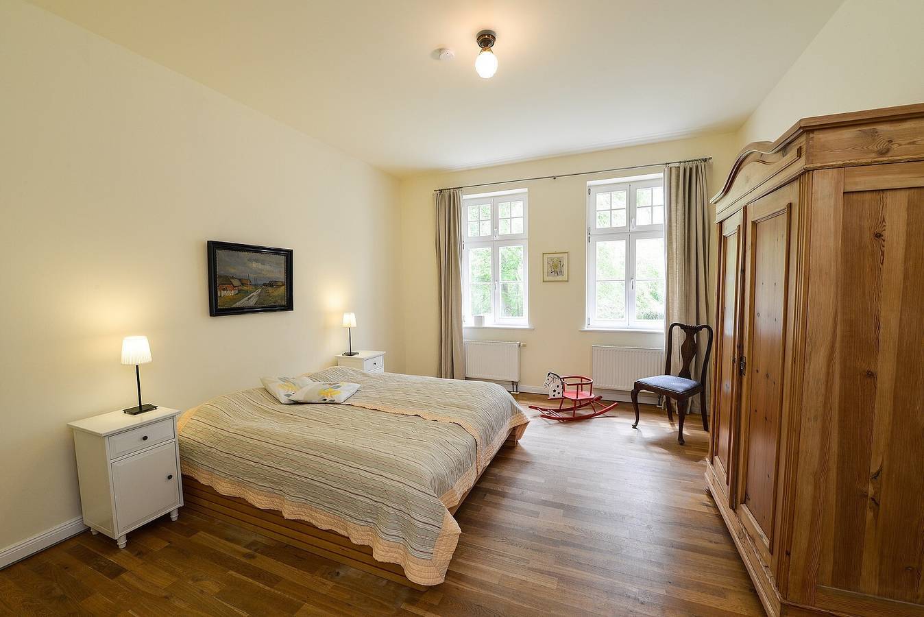 Ganze Wohnung, Ferienwohnung "Gut Grubnow Rügen - 3" mit Seeblick, Gemeinschaftsterrasse und Wlan in Neuenkirchen (Rügen), Rügen