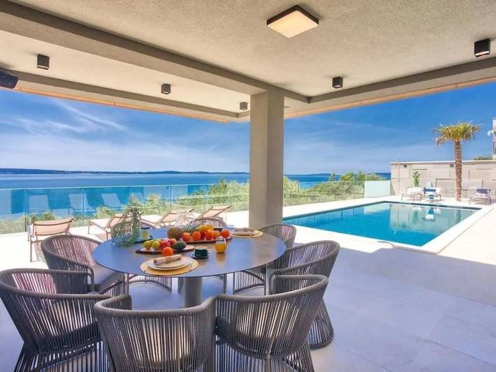 Exklusive Villa Magic mit beheiztem Pool und Sauna in Podstrana, Split-Dalmatien