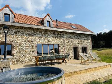 Gîte pour 6 personnes, avec terrasse ainsi que balcon/terrasse et sauna à Pepinster