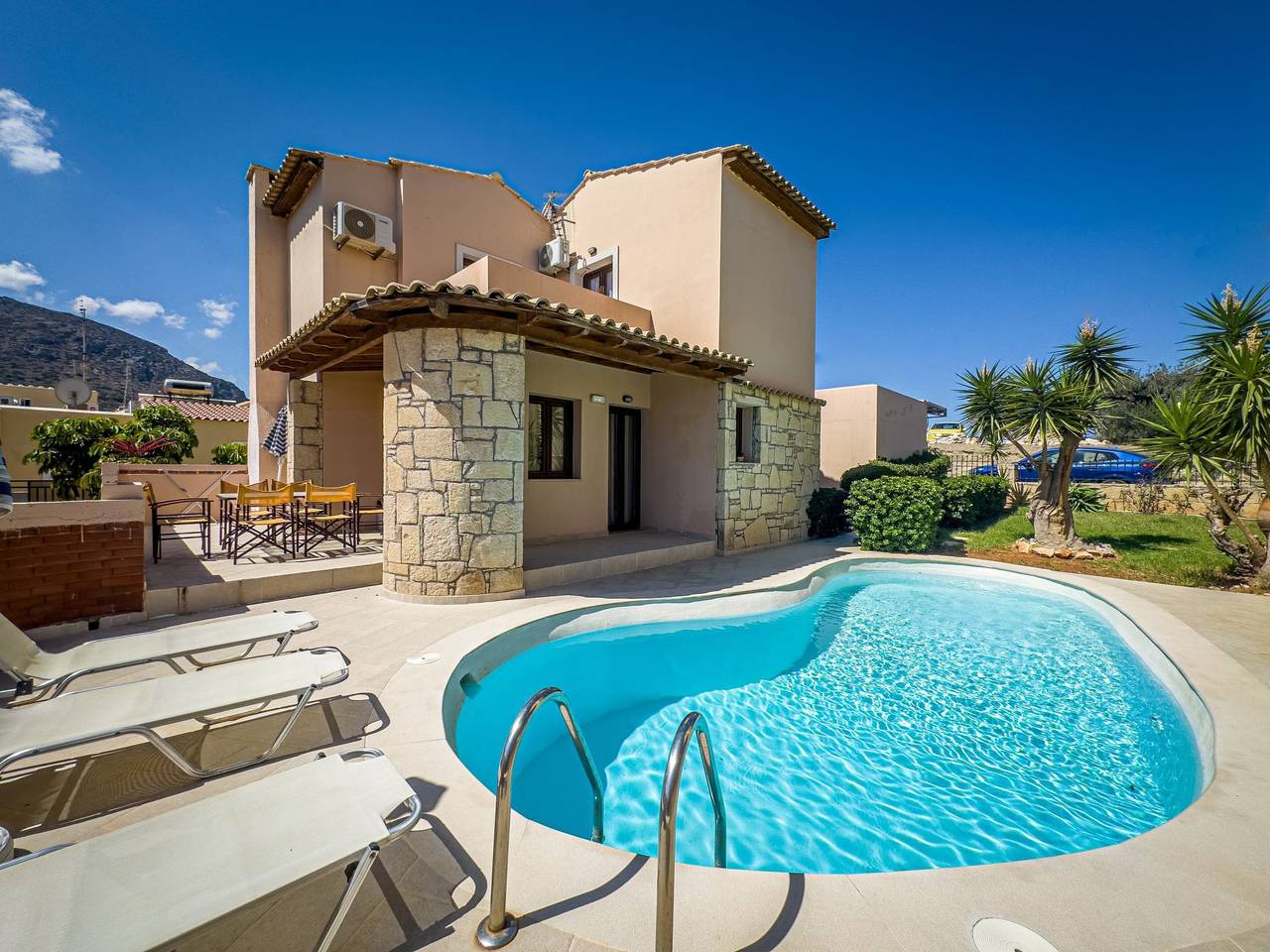 Niriides Villas_Nymfe_ 2-Schlafzimmer privater Pool in Iraklio-Heraklion en omgeving