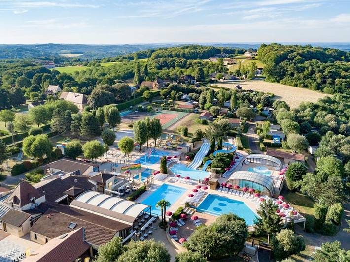 Mobil home pour 4 personnes, avec bassin pour enfant à Saint-Crépin-et-Carlucet - 4
