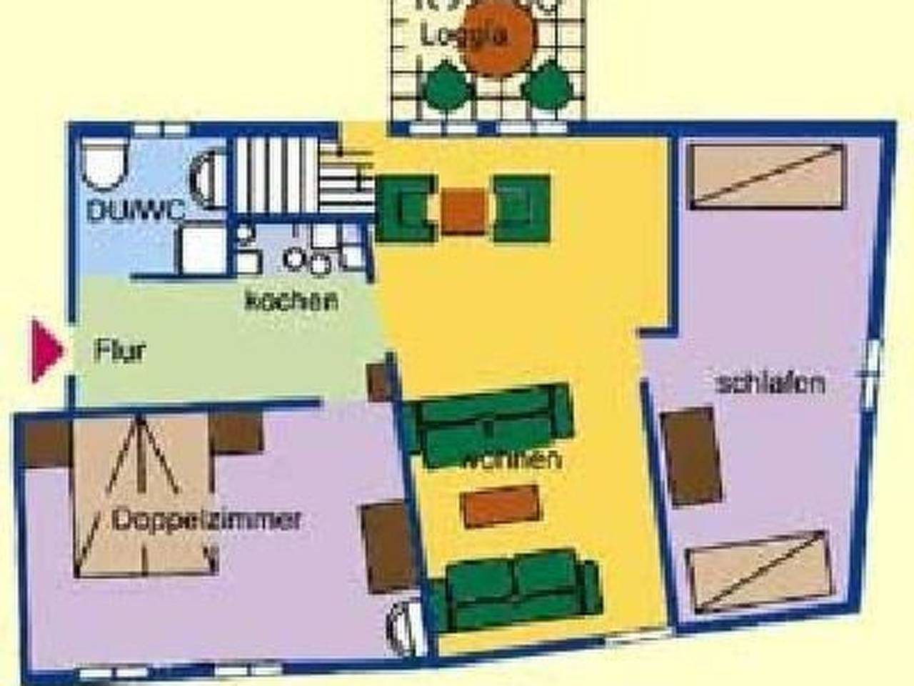 Ganze Wohnung, Fewo Flieder in Ernst, Cochem-Zell