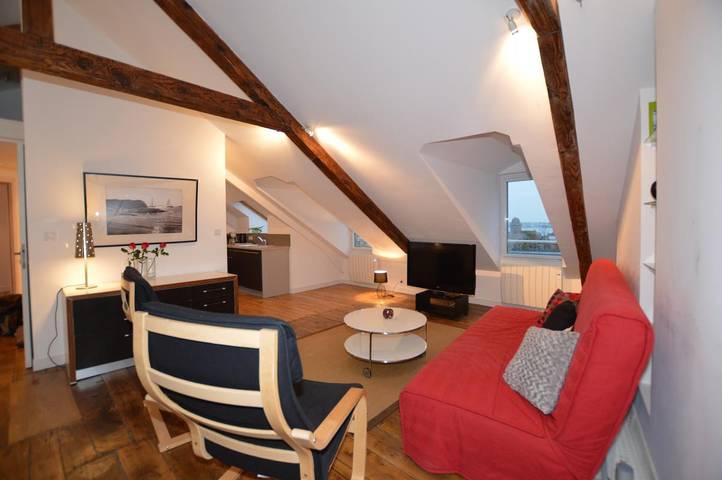 Gîte pour 4 personnes, avec vue dans Port de Plaisance des Sablons
