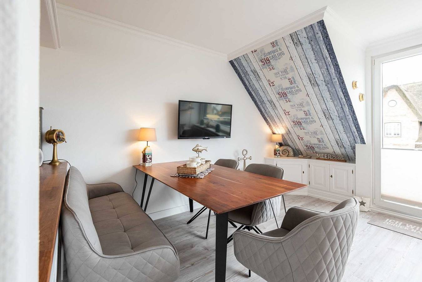Ganze Wohnung, Strandnahe, moderne 2-Zimmer Ferienwohnung auf ca. 45 m², für bis zu 4 Personen in Nordfriesische Inseln (Schleswig-Holstein), Wenningstedt