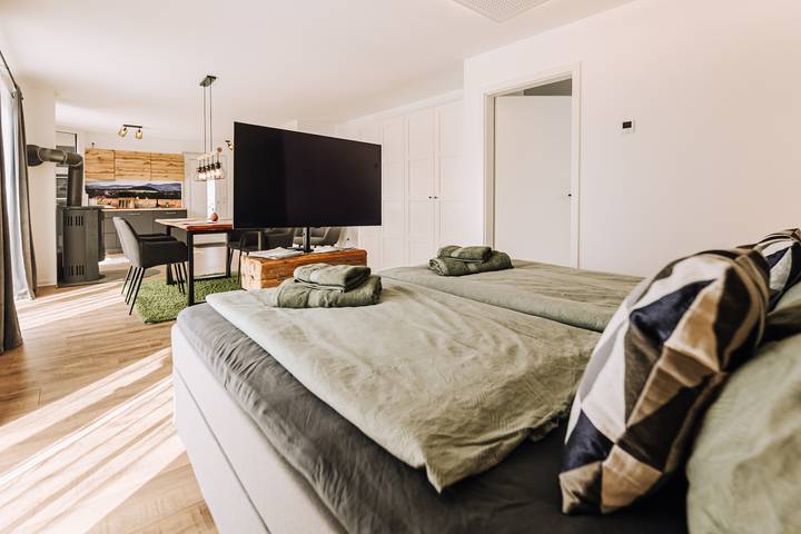 Ferienhaus für 4 Personen, mit Balkon und Terrasse sowie Garten und Seeblick in der Oberlausitz - 3
