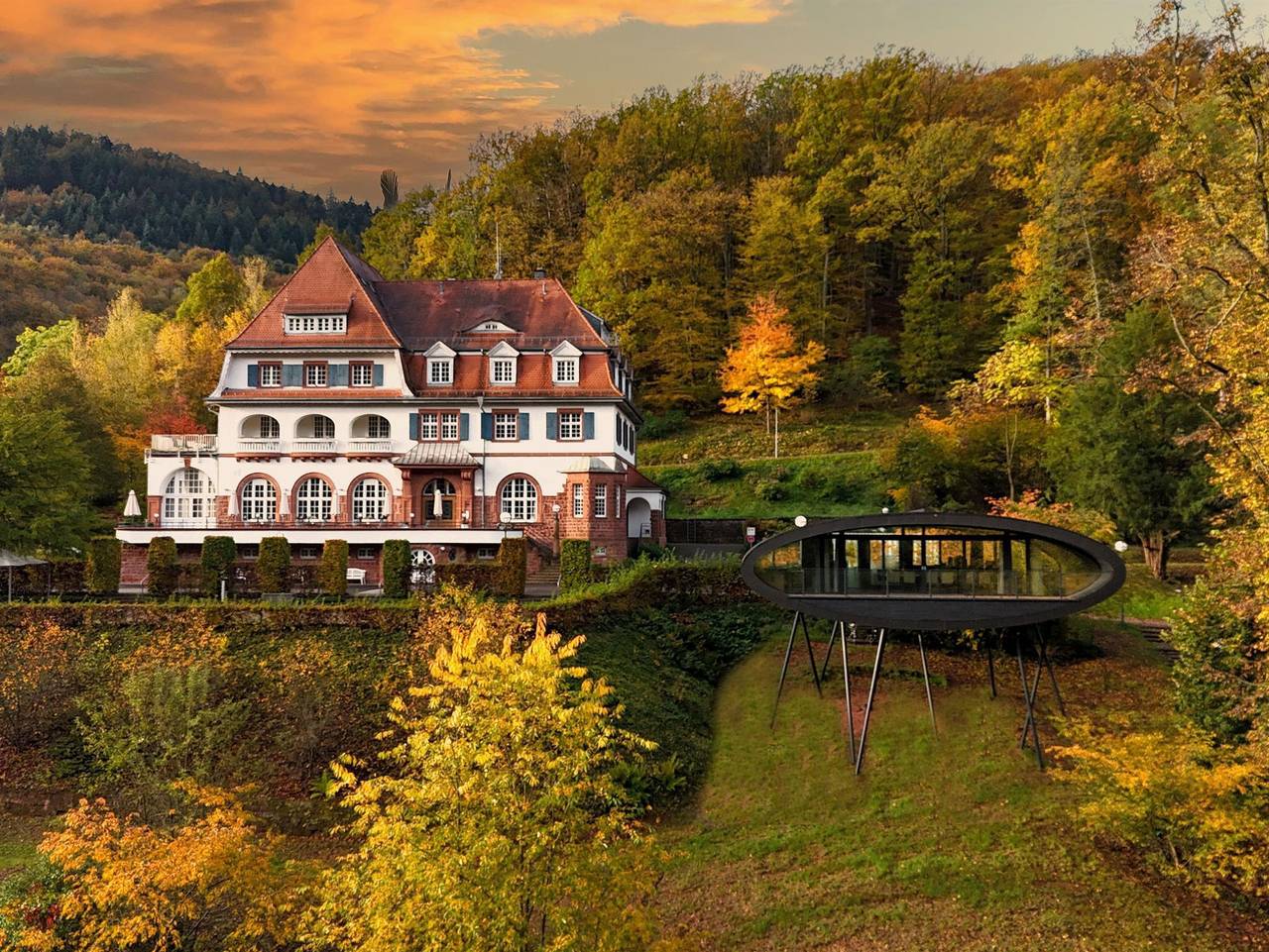 Jugendstilhotel Trifels - Doppelzimmer Komfort in Annweiler, Trifelsland