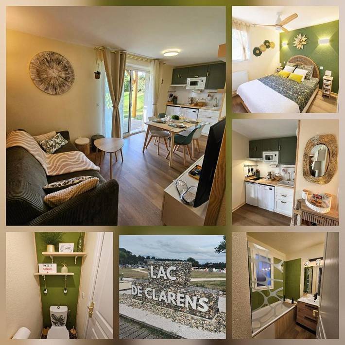 Gîte pour 4 personnes, avec piscine ainsi que vue sur le lac et terrasse dans Lac de Clarens - 4