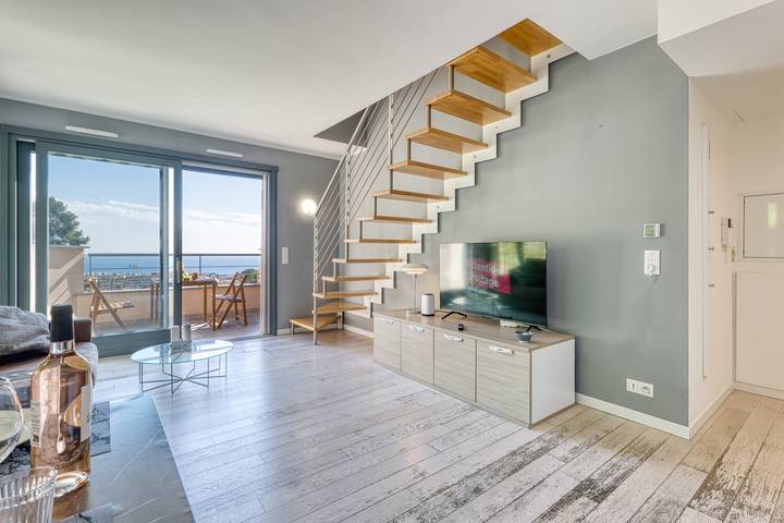 Ferienwohnung für 4 Personen, mit Meerblick und Pool sowie Terrasse in Roquebrune-Cap-Martin - 4