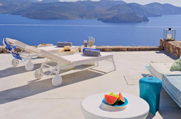 Gîte pour 3 personnes, avec vue et terrasse dans Klima