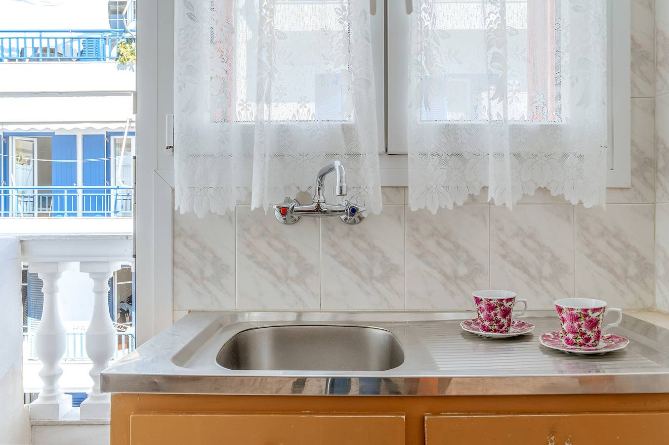 Ganze Wohnung, Ferienwohnung 'Kleris 3 Tinos' mit Meerblick, Wlan und Klimaanlage in Tínos