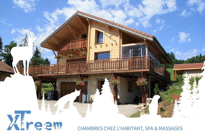 Gîte pour 8 personnes, avec terrasse ainsi que jacuzzi et jardin - 1