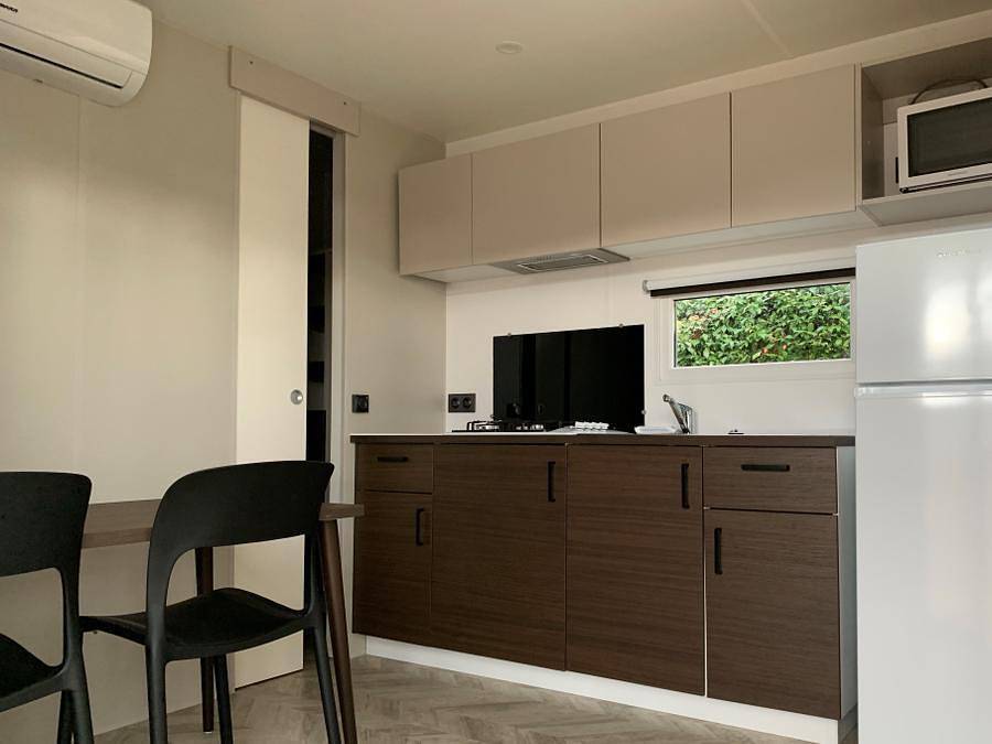 Camping Serenella - Mobilheim 5 personen - Happy Easy Tucano Lux in Bardolino, Gardasee-Berge