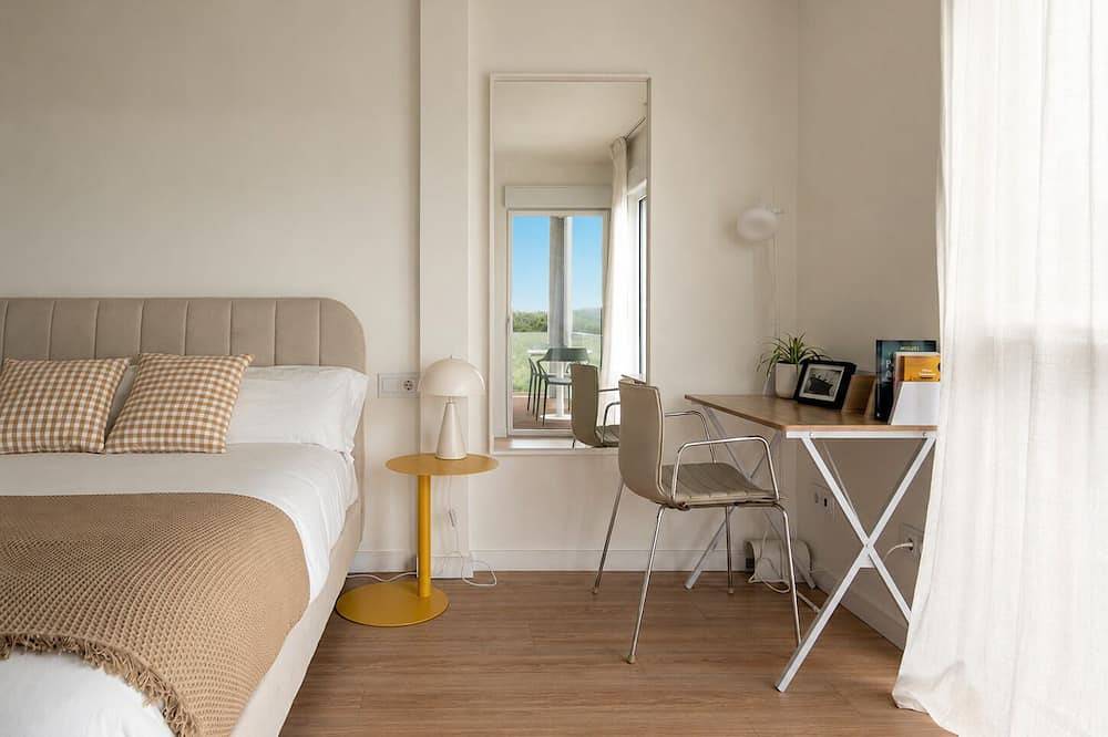 Ganze Wohnung, Apartment mit Meerblick & Pool an der Küste Galiciens in Cangas, Rías Baixas