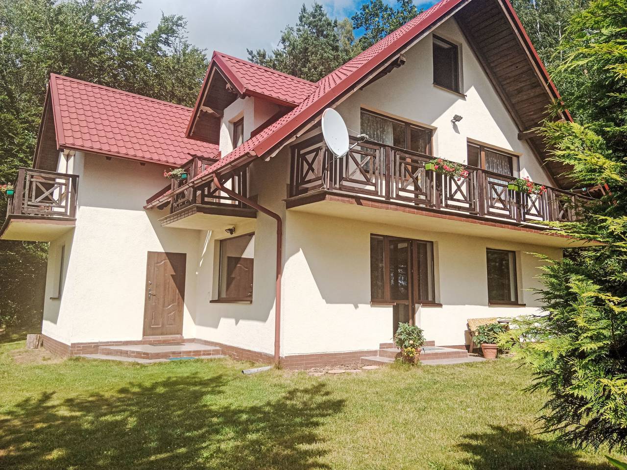 In Kaschubei am eigenen See in Podjazy, powiat kartuski