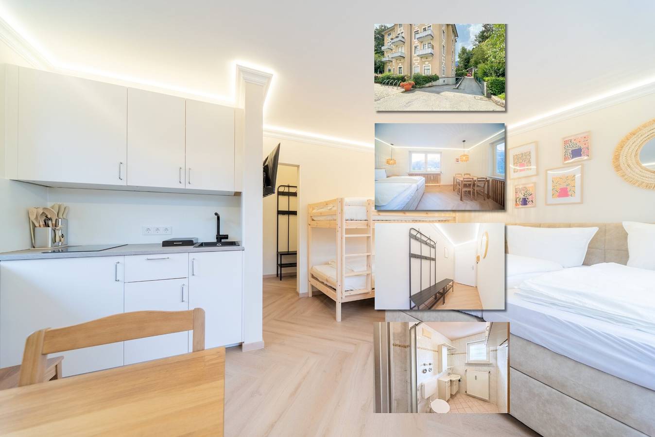 Ganze Wohnung, Apartment „Zuhause am Kurgarten“ mit Bergblick und Wlan in Bad Reichenhall, Berchtesgadener Alpen