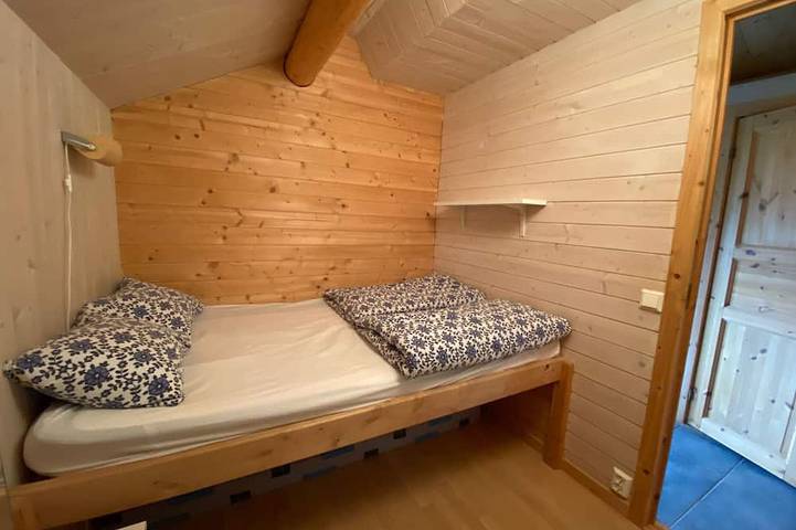 Stone cabin, sleeps 2-4,  with traditional grass roof. Self catering. in Sognefjord