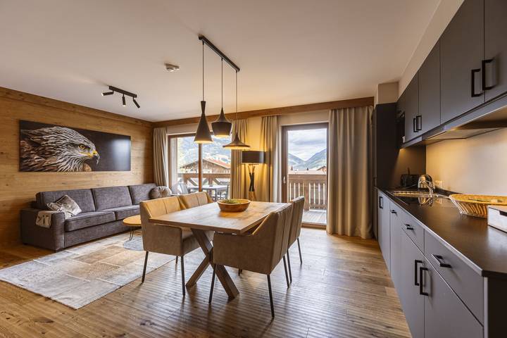 Ferienwohnung für 4 Personen, mit Balkon und Sauna in Ehrwald