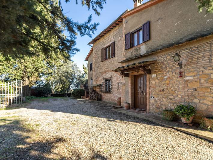 Casa vacanza per 6 persone, con Terrazza e Giardino nonché Panorama a Poggibonsi