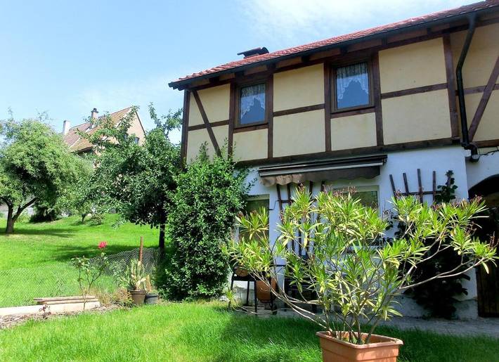 Ferienwohnung für 3 Personen, mit Terrasse und Ausblick in Kreischa