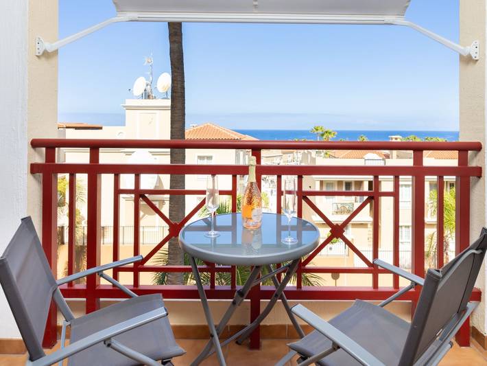 Vakantieappartement voor 3 personen, met balkon en zwembad in Palm-Mar