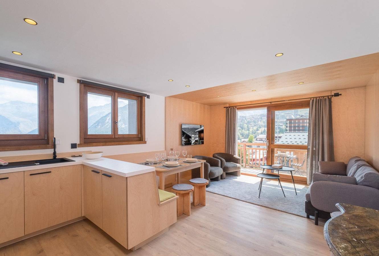 Ganze Wohnung, Résidence Isard - 2-Zimmer-Berghütte für 4 Personen (33) in Saint-Bon-Tarentaise, Les Trois Vallées