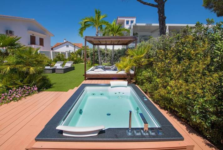Ferienwohnung für 5 Personen, mit Whirlpool und Terrasse sowie Garten und Ausblick in Nora - 4
