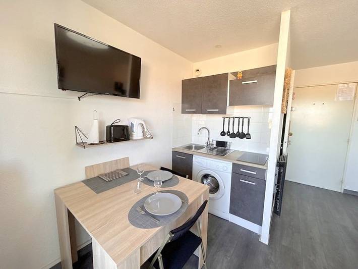 Gîte pour 2 personnes, avec balcon/terrasse et balcon dans Plage du Village (Le Barcares) - 2