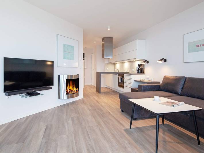 Ferienwohnung für 6 Personen, mit Balkon/Terrasse an der Kieler Bucht