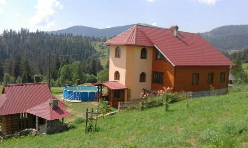 Domek letniskowy dla 6 osób, z Ogród i Basen oraz Sauna i Widok w Ukraina