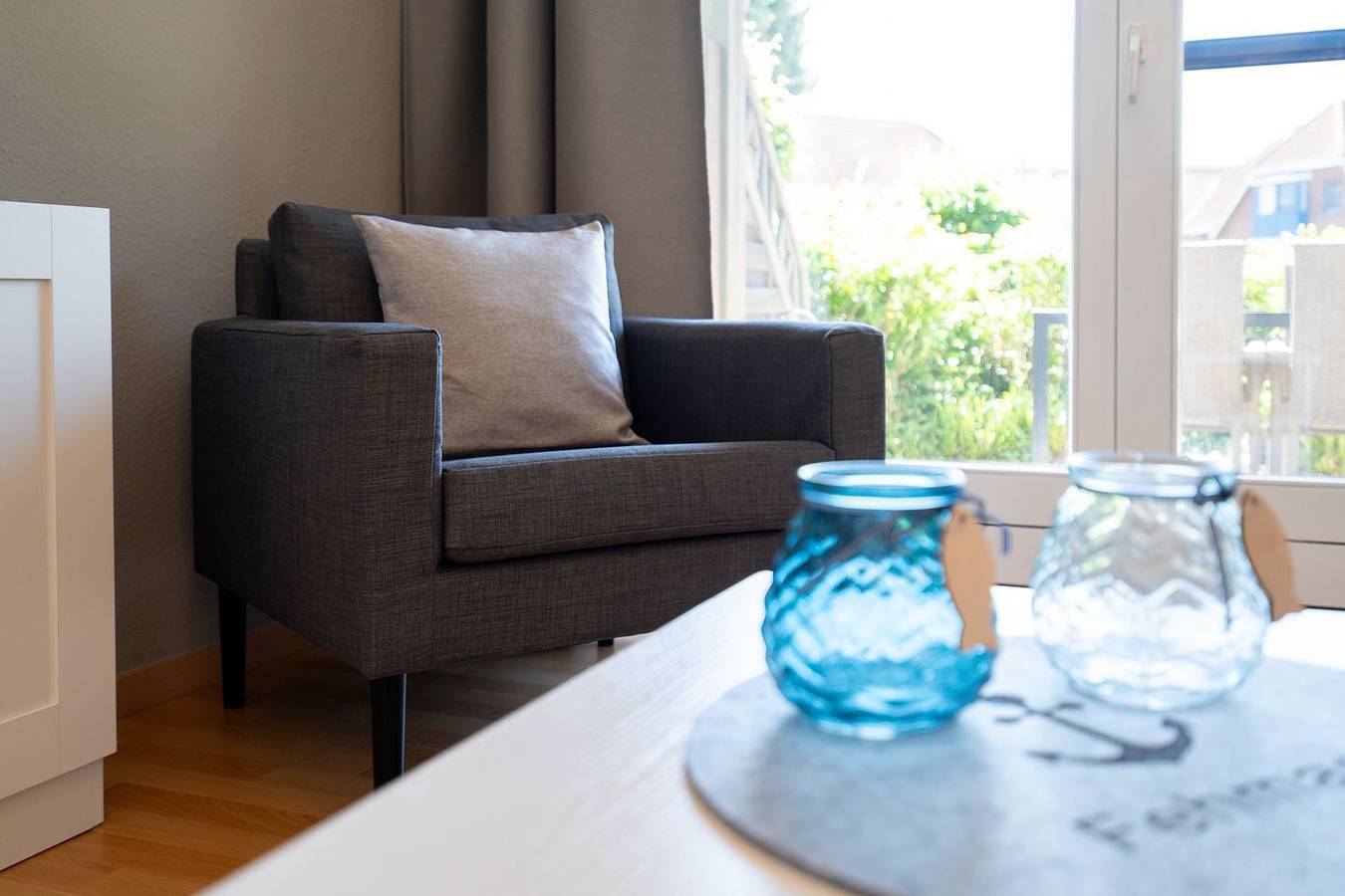 Ganze Wohnung, Ferienwohnung "Kiter" für 4 Gäste und Hund mit schöner Terrasse - Ostseenah! in Westfehmarn, Lemkenhafen