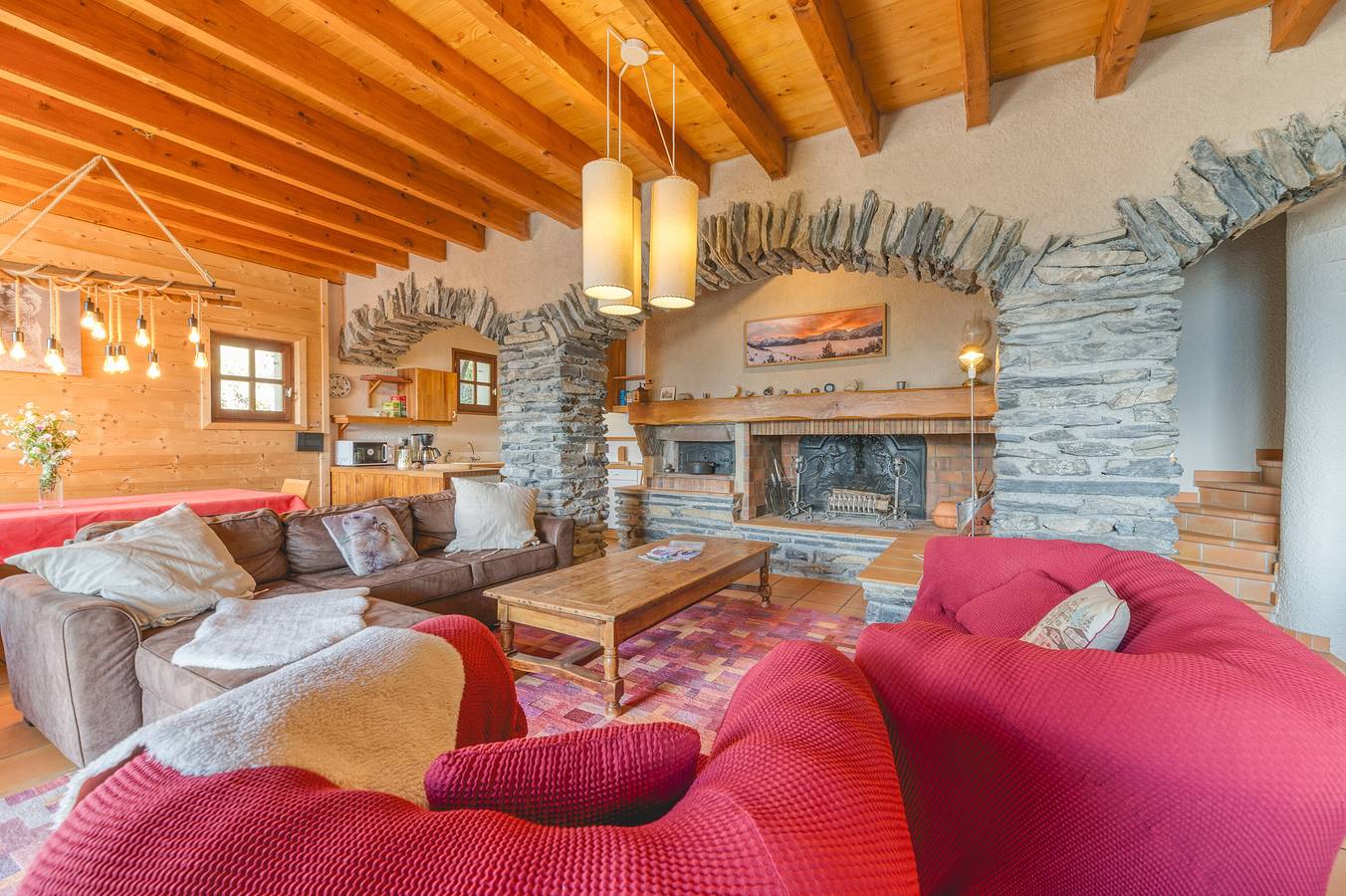 Chalet "La Darse Nature Et Sérénité" avec vue sur la montagne, terrasse privée et Wi-Fi in Villard-Reculas, Parc national des Écrins