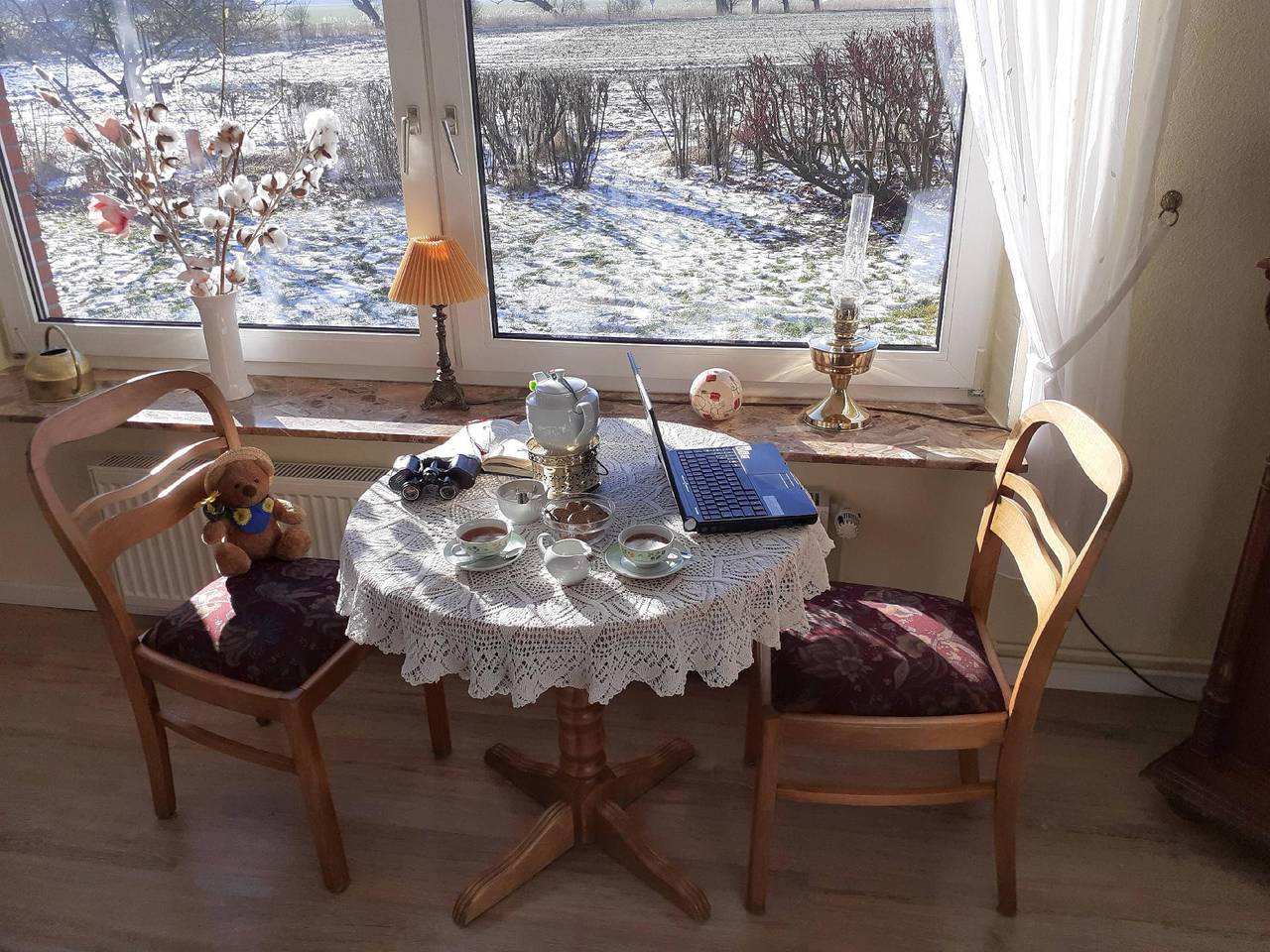 Doppelzimmer mit Frühstück, auch als Einzelzimmer im Obergeschoß in Pilsum, Krummhörn