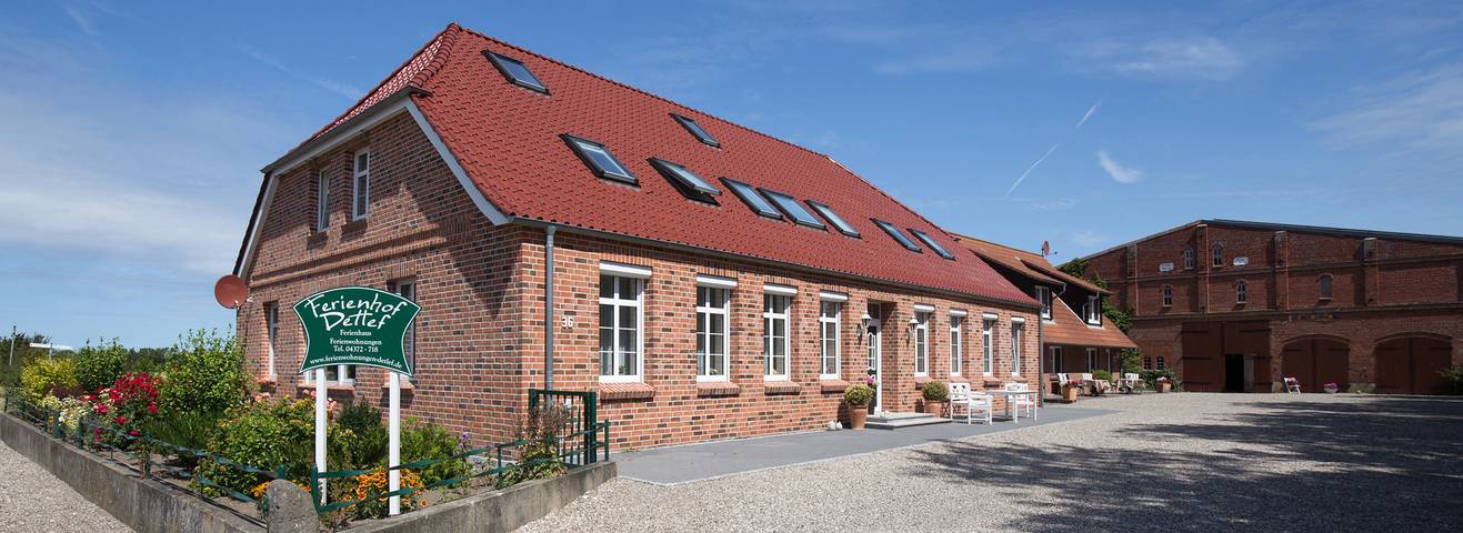 Ferienwohnung für 4 Personen, mit Terrasse und Garten