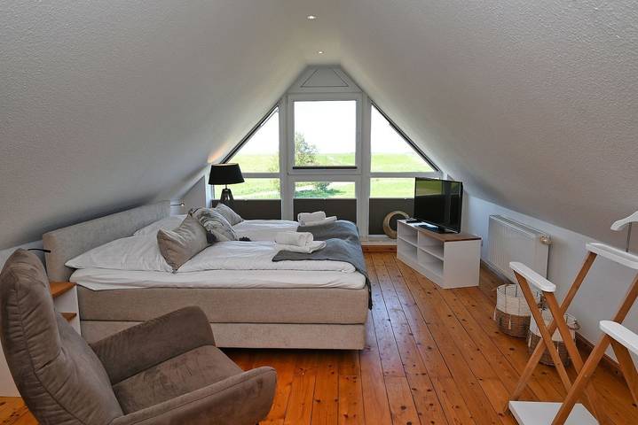 Ganze Wohnung, Watthof Wohnung 15
Moderne Maisonette Wohnung mit Eintritt in die Meerzeit in Stinteck, Westerdeichstrich