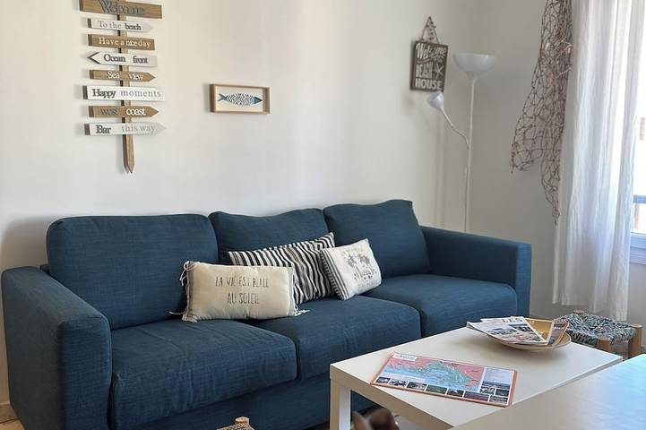 Ganze Wohnung, 2-Zimmer-Wohnung, 5 Minuten von den Stränden und Annehmlichkei. Kostenloses Wifi in Saintes-Maries-de-la-Mer, Mittelmeerküste (Frankreich)