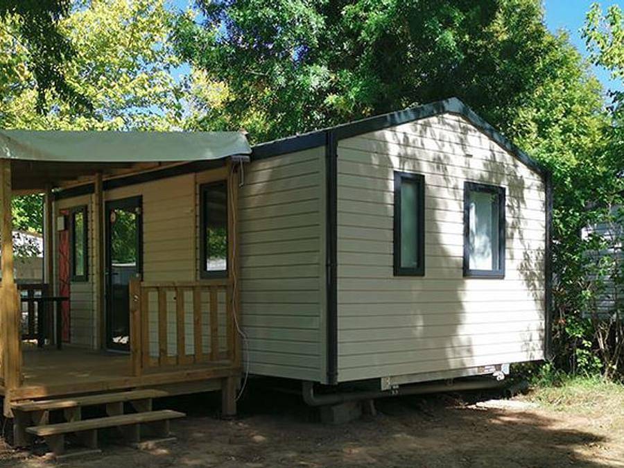 Camping Paradis Le Rocher de La Granelle - Mobilheim 4 personen - Bikini-Privileg in Le Bugue, Dordogne