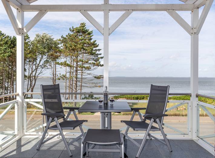Ferienwohnung für 4 Personen, mit Seeblick und Balkon sowie Ausblick auf Amrum - 4