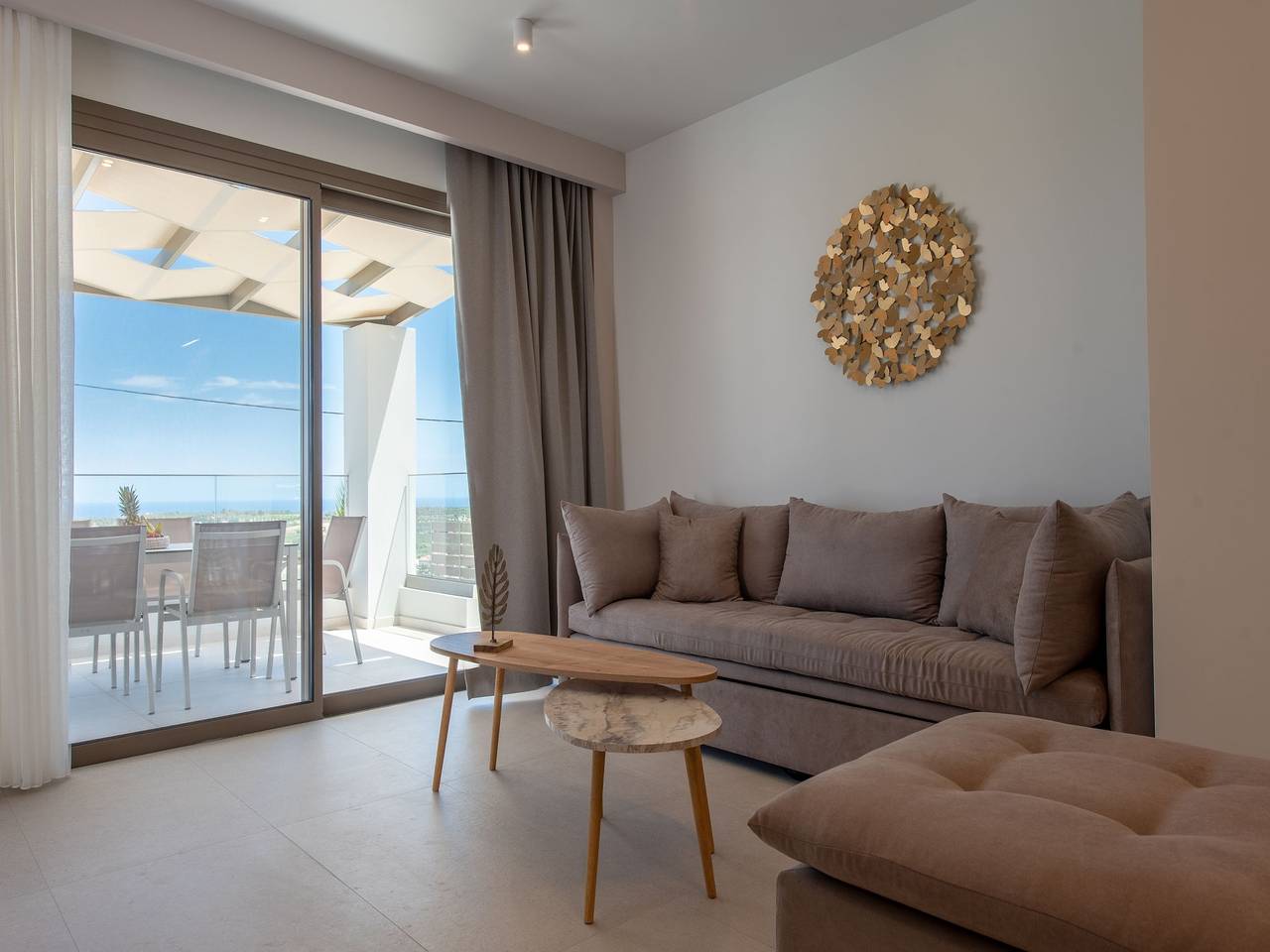 Villa auf Kreta mit Meerblick und Pool in Rethymno und Umgebung